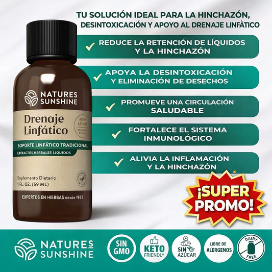 NATURE’S SUNSHINE™ – Detox Linfático y Desinflamación Total