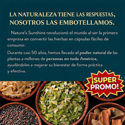 NATURE’S SUNSHINE™ – Detox Linfático y Desinflamación Total